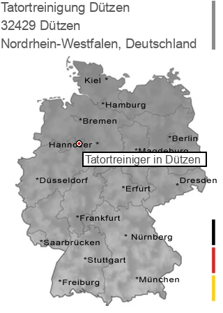 Tatortreinigung Dützen, 32429 Dützen
