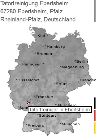 Tatortreinigung Ebertsheim, Pfalz, 67280 Ebertsheim