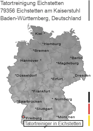 Tatortreinigung Eichstetten am Kaiserstuhl, 79356 Eichstetten