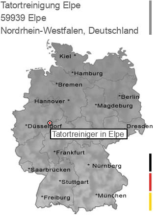Tatortreinigung Elpe, 59939 Elpe