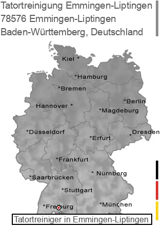 Tatortreinigung Emmingen-Liptingen, 78576 Emmingen-Liptingen