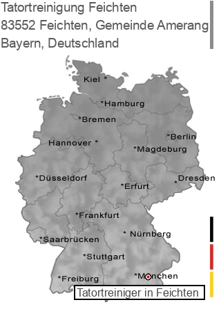 Tatortreinigung Feichten, Gemeinde Amerang, 83552 Feichten