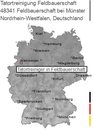 Tatortreinigung Feldbauerschaft bei Münster, 48341 Feldbauerschaft