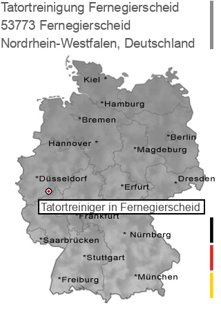 Tatortreinigung Fernegierscheid, 53773 Fernegierscheid