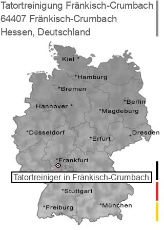 Tatortreinigung Fränkisch-Crumbach, 64407 Fränkisch-Crumbach