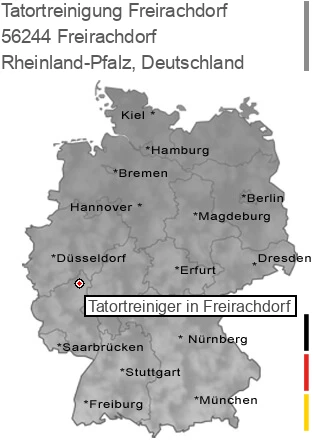 Tatortreinigung Freirachdorf, 56244 Freirachdorf