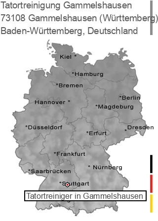 Tatortreinigung Gammelshausen (Württemberg), 73108 Gammelshausen