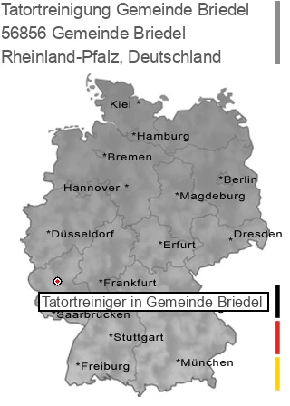 Tatortreinigung Gemeinde Briedel, 56856 Gemeinde Briedel