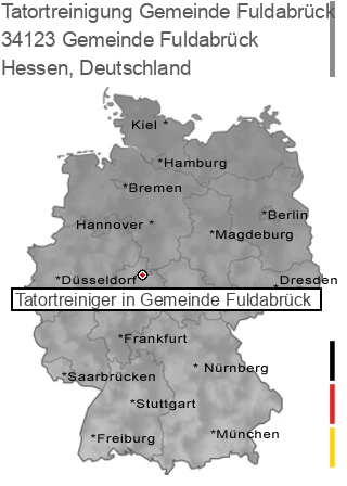 Tatortreinigung Gemeinde Fuldabrück, 34123 Gemeinde Fuldabrück
