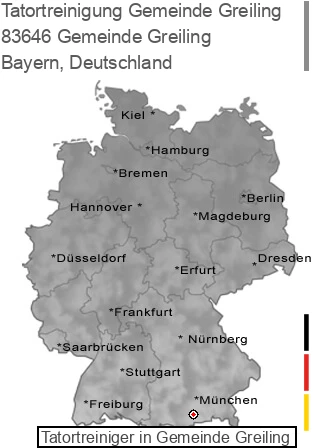 Tatortreinigung Gemeinde Greiling, 83646 Gemeinde Greiling