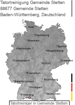 Tatortreinigung Gemeinde Stetten, 88677 Gemeinde Stetten