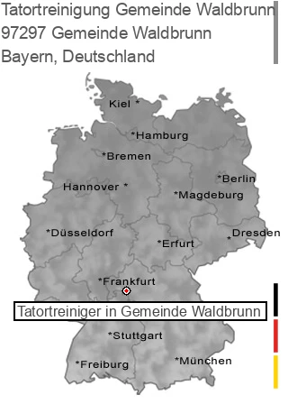 Tatortreinigung Gemeinde Waldbrunn, 97297 Gemeinde Waldbrunn