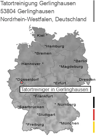 Tatortreinigung Gerlinghausen, 53804 Gerlinghausen