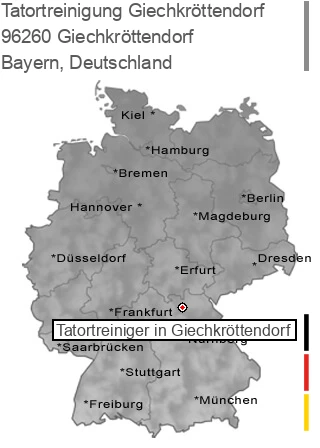 Tatortreinigung Giechkr&ouml;ttendorf, 96260 Giechkröttendorf