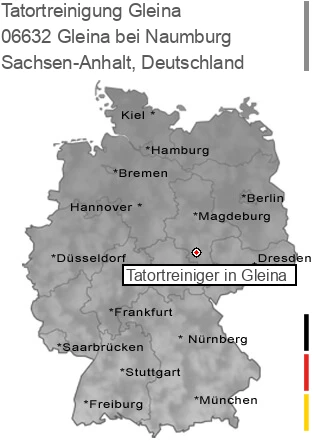 Tatortreinigung Gleina bei Naumburg, 06632 Gleina