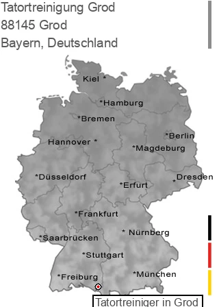 Tatortreinigung Grod, 88145 Grod