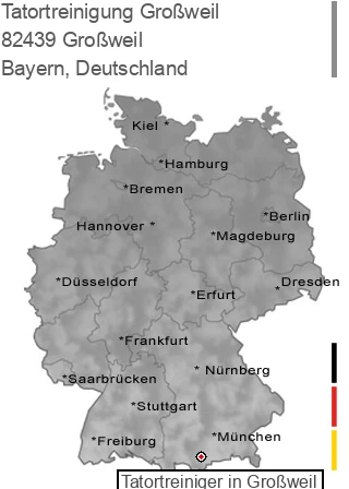 Tatortreinigung Gro&szlig;weil, 82439 Großweil