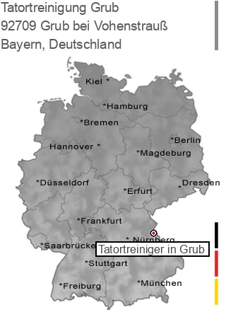 Tatortreinigung Grub bei Vohenstrauß, 92709 Grub