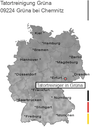 Tatortreinigung Grüna bei Chemnitz, 09224 Grüna