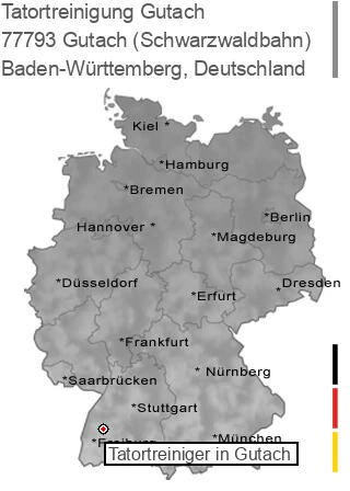 Tatortreinigung Gutach (Schwarzwaldbahn), 77793 Gutach