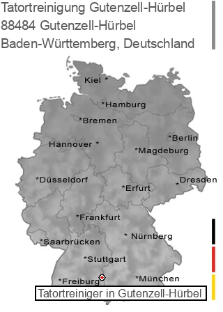 Tatortreinigung Gutenzell-Hürbel, 88484 Gutenzell-Hürbel