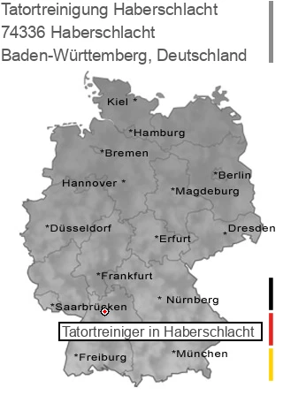 Tatortreinigung Haberschlacht, 74336 Haberschlacht