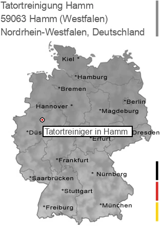 Tatortreinigung Hamm (Westfalen), 59063 Hamm