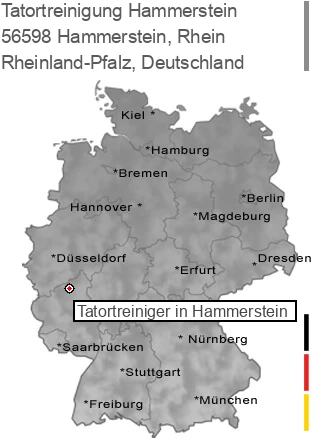 Tatortreinigung Hammerstein, Rhein, 56598 Hammerstein