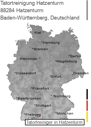 Tatortreinigung Hatzenturm, 88284 Hatzenturm