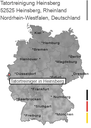 Tatortreinigung Heinsberg, Rheinland, 52525 Heinsberg