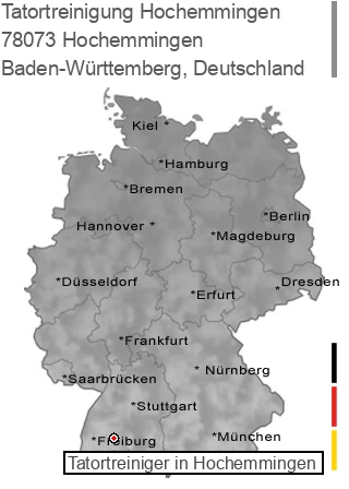 Tatortreinigung Hochemmingen, 78073 Hochemmingen