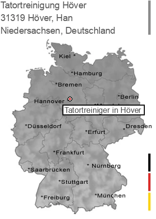Tatortreinigung Höver, Han, 31319 Höver