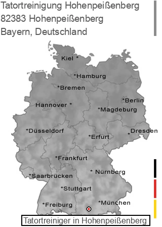 Tatortreinigung Hohenpeißenberg, 82383 Hohenpeißenberg