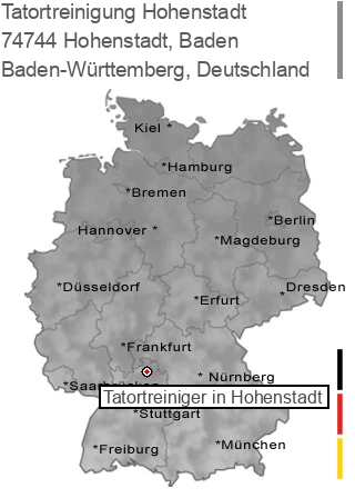 Tatortreinigung Hohenstadt, Baden, 74744 Hohenstadt
