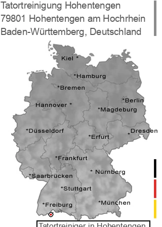 Tatortreinigung Hohentengen am Hochrhein, 79801 Hohentengen