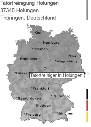 Tatortreinigung Holungen, 37345 Holungen