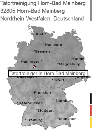 Tatortreinigung Horn-Bad Meinberg, 32805 Horn-Bad Meinberg