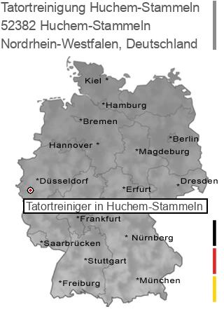 Tatortreinigung Huchem-Stammeln, 52382 Huchem-Stammeln