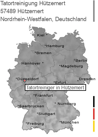 Tatortreinigung Hützemert, 57489 Hützemert
