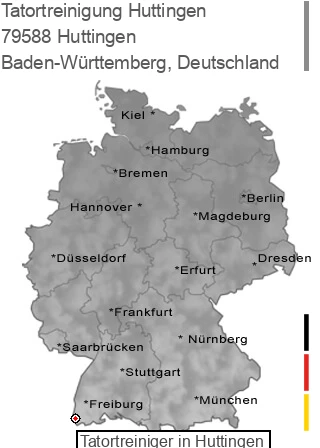 Tatortreinigung Huttingen, 79588 Huttingen