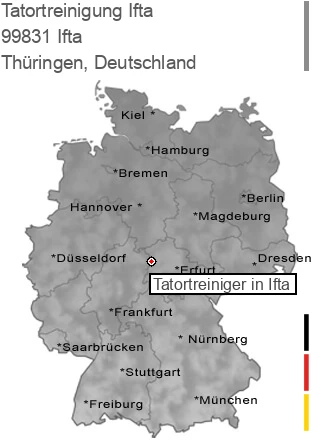 Tatortreinigung 99831 Ifta, Thüringen Tatortreinigung Ifta, 99831 Ifta