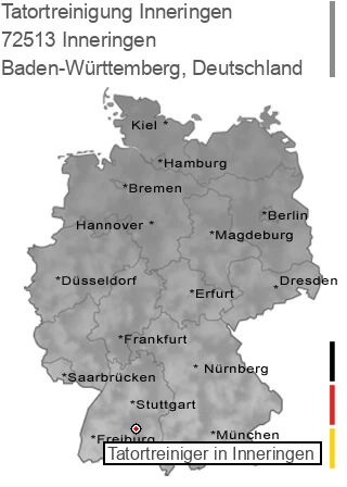 Tatortreinigung Inneringen, 72513 Inneringen