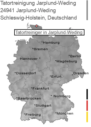 Tatortreinigung Jarplund-Weding, 24941 Jarplund-Weding