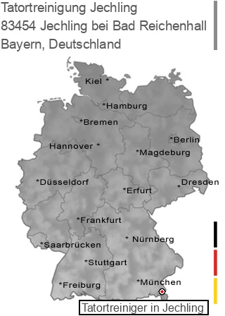 Tatortreinigung Jechling bei Bad Reichenhall, 83454 Jechling