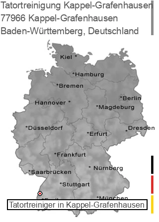 Tatortreinigung Kappel-Grafenhausen, 77966 Kappel-Grafenhausen
