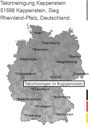 Tatortreinigung Kappenstein, Sieg, 51598 Kappenstein