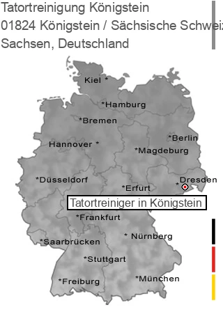 Tatortreinigung Königstein / Sächsische Schweiz, 01824 Königstein