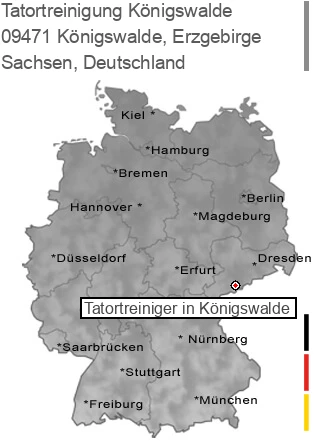 Tatortreinigung Königswalde, Erzgebirge, 09471 Königswalde