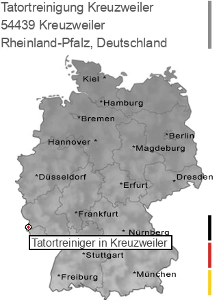 Tatortreinigung 54439 Kreuzweiler, Rheinland-Pfalz Tatortreinigung Kreuzweiler, 54439 Kreuzweiler