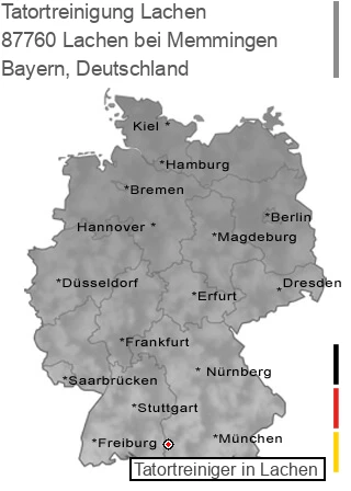 Tatortreinigung Lachen bei Memmingen, 87760 Lachen